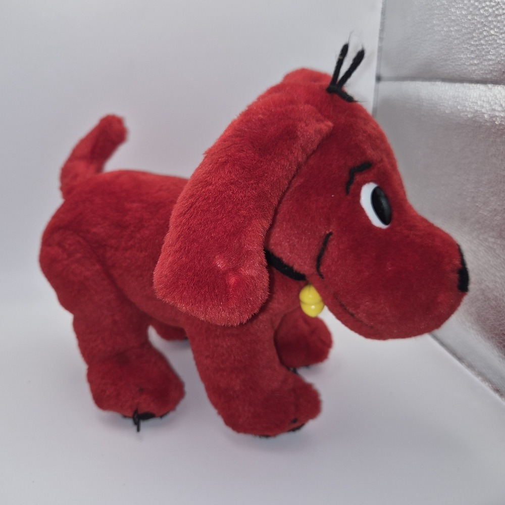 Vintage Rare Scholastic 2000 CLIFFORD the BIG RED DOG 11" Long, 8" Tall Plush